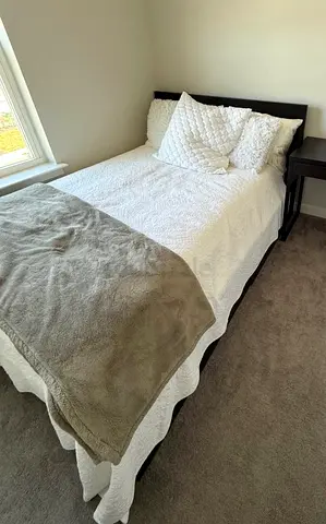 Ikea queen size bed with matttess