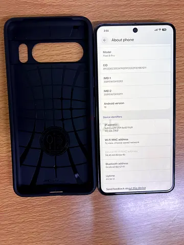 Google pixel 8 pro 256 gb with original case