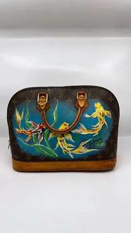 Louis Vuitton Alma PM Painted