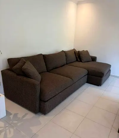 Crate and barrel Lounge Deep Lshape sofa