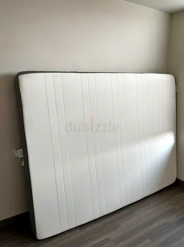 IKEA Malm Double size bed frame with mattress. excellent condition