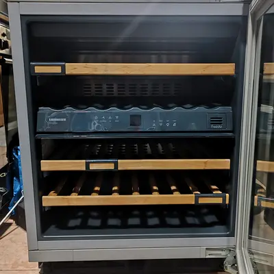 Liebherr Built-in Wine Cooler / Beverage Fridge - 2-Zone, Wooden Shelves