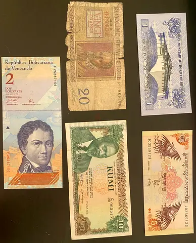 Antique bank notes ( collectibles )