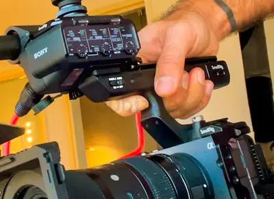 Sony XLR-H1 Top Handle Unit for FX3  FX30 used only once, as good as brand new! 850 AED