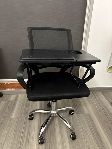 Office Chair + Foldable Laptop Table