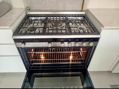 Free Delivery- SIEMENS 2in1 TOP Gass Oven Electric Cooking Range 90x60 CM