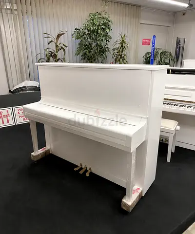 Kawai KS1 White Upright Piano Made in Japan