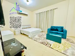 Furnished studioseparate kitchen in Al Muwaihat 2, Sheikh Ammar Street, near the Saudi German Hospi