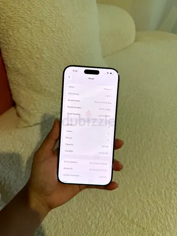 iPhone 16 Pro Max 256GB 96% Battery