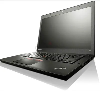 كمبيوتر محمول للأعمال من لينوفو ثينك باد T450، معالج إنتل كور i5 من الجيل الخامس، ذاكرة وصول عشوائي