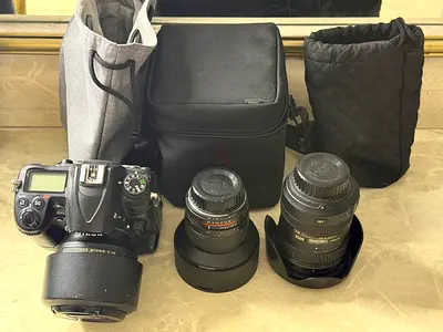 3 Nikon lens and ( free nikon body )