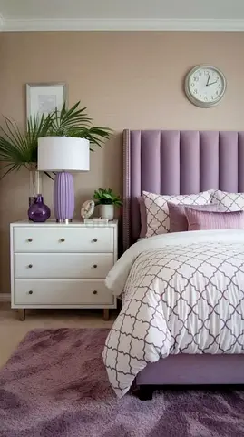 Brand new Purple Upholstered Bed Frame For sale