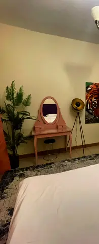 Pink Vanity Dressing Table with Mirror