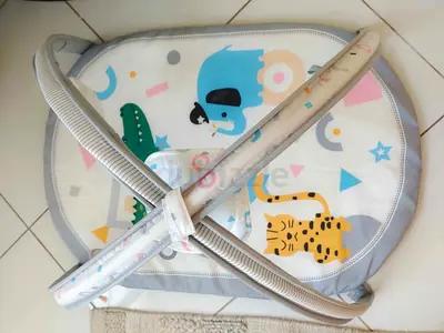 Lunpantte 7 in 1 multi activity evolutionary baby gym mat - activity mat - tummy time mat