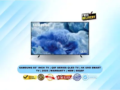 Samsung 65 Inch TV | QLED TV | 4K UHD Smart TV | 2025 | Home Delivery | Warranty | New | 65Q8F