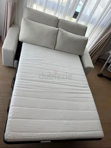 2-seater sofa bed with mattress - good condition
