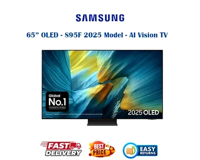 Samsung 65 Inch Smart TV UAE - OLED S95F 2025 Model - 165Hz Gaming TV - FREE DELIVERY INSTALLATION