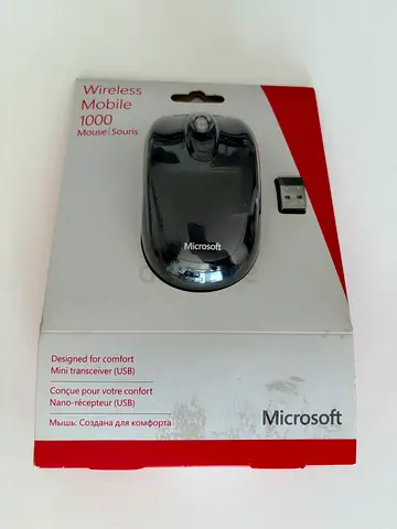 Microsoft mouse wireless mobile 1000