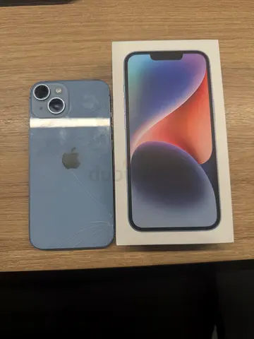 IPhone 14 128GB (Battery 77% and Back glass Crack)