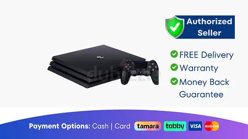 Sony PS4 Pro 500GB Video Game Console - Jet Black - Warranty - Free Delivery