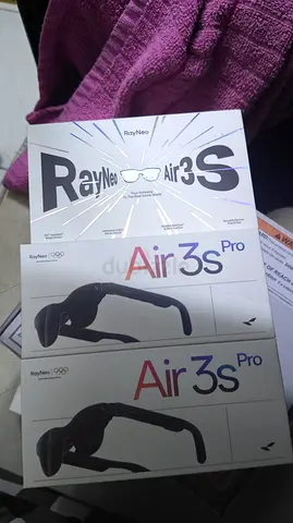 RayNeo Air3S Pro wireless bone conduction headphones - 3 boxes