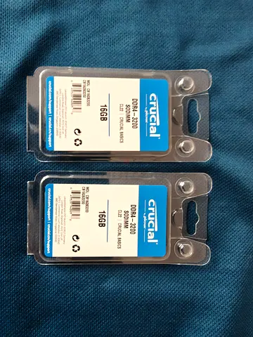 Crucial 16GB DDR4-3200 RAM (2 Sticks)