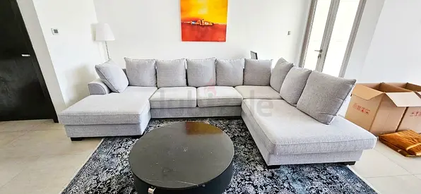 Top End Quality The One Kingston U shape sofa Light GREY
