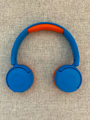 JBL Kids On-Ear Wireless Headphones - Blue/Orange, Good Condition