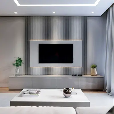 Modern style Tv Wall Unit Entertainment Center Custom Made All sizes Available UAE