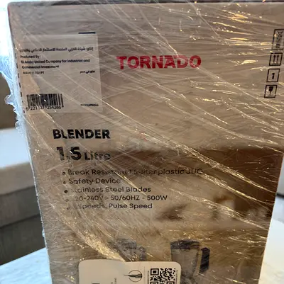 Tornado 1.5L Blender - Brand New in Box