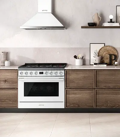 Smeg cooker top gas oven electric 90/60cm