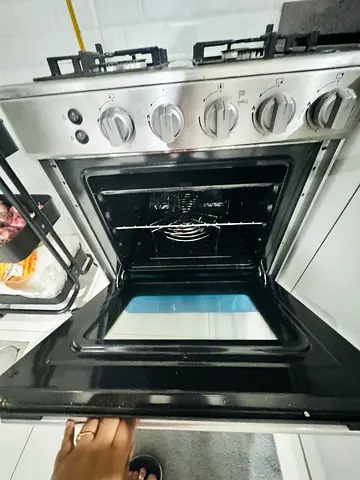 60cm Freestanding Cooker, Full Gas Cooking Range With 4 Burners, And Full automatic