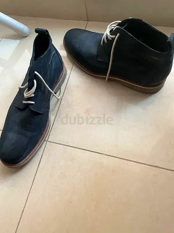 Mens Navy Blue Casual Chukka Boots, Size ei 7 - Lightly Used, brand -Lloyd Germany