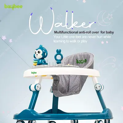 Baybee Drono Baby Walker for Kids, Round Kids Walker with 4 Seat Height Adjustable | Activity Walker