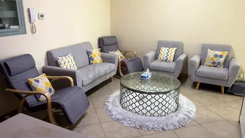 Living Room Sofa 3+1+1  2 Rocking Chairs