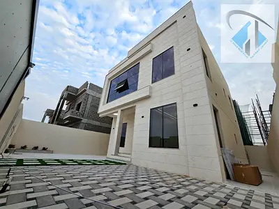 Villa for sale, price including registration fees, with a new design and large spaces.