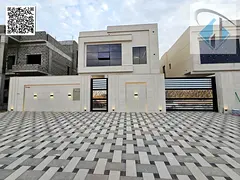 Villa for sale, price including registration fees, with a new design and large spaces.