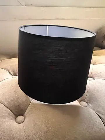 Black Textured Lamp Shade 15cm diameter