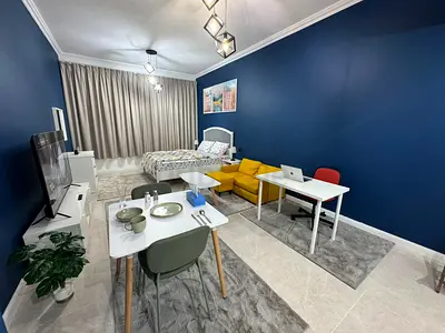 Fully Renovated Sea View Studio with Parking - Ajman One Towers