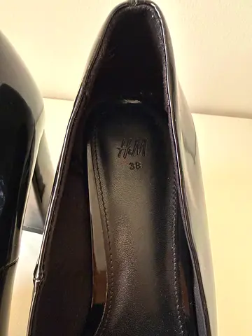 HM Black Patent Heels