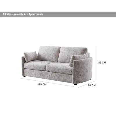 Home center two seater sofa bed with mattress