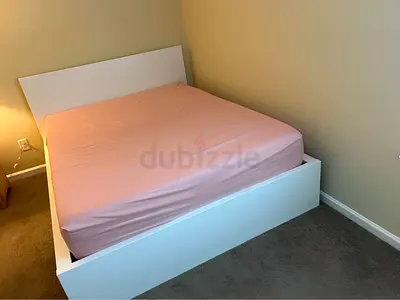 Ikea bed and mattress/ queen size