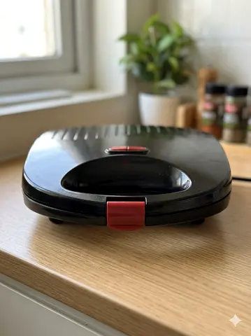 Used Electric Sandwich Maker / Panini Press - Compact and Working