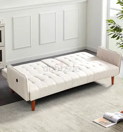 New sofa bed for sale with cup holder for 800 DHS