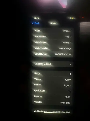 iPhone 11 - 128GB, iOS 18, Good Condition