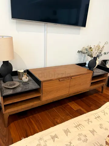 Modern Wooden TV Console / Entertainment Unit - Like New