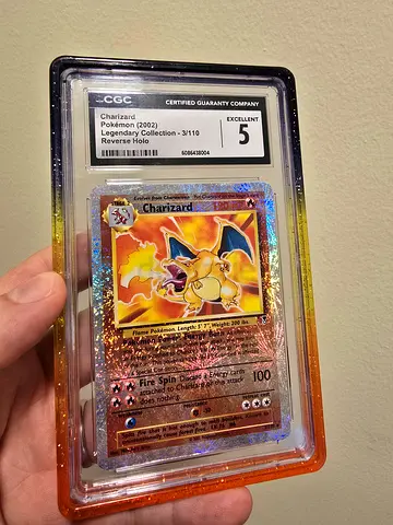 Pokemon Card Charizard Legendary Collection Reverse Holo CGC 5