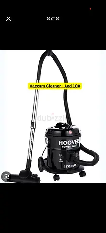 Hoover 1700W Wet  Dry Vacuum Cleaner - Good Working Condition