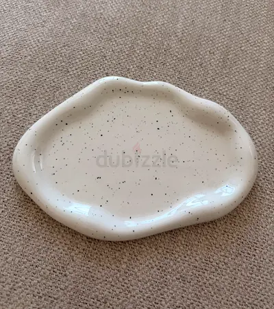 Trinket dish tray bowl purse bowl aesthetic tray cloud beige for sale in Dubai
