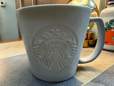 Starbucks | Pair of ceramic mug | matt grey